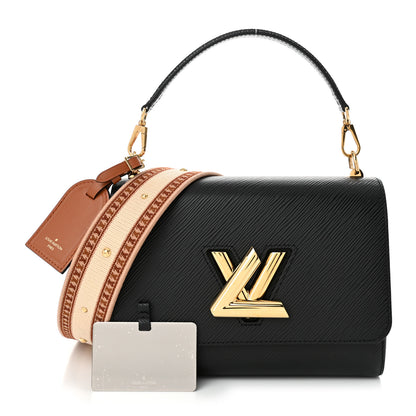 Louis Vuitton Epi Twist Top Handle Shoulder Bag Black 2 of 10