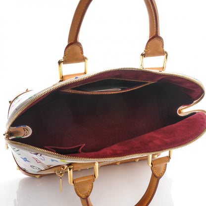 Louis Vuitton Monogram Multicolor Alma White 5 of 8