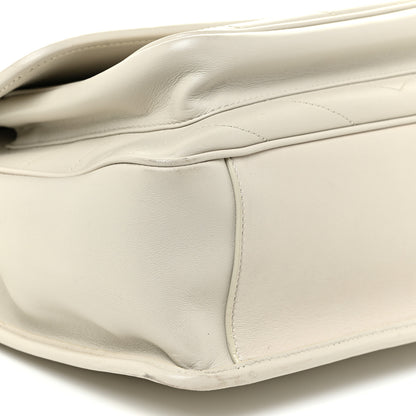 Saint Laurent Lambskin Matelasse Monogram Medium Niki Chain Satchel Ivory 9 of 19