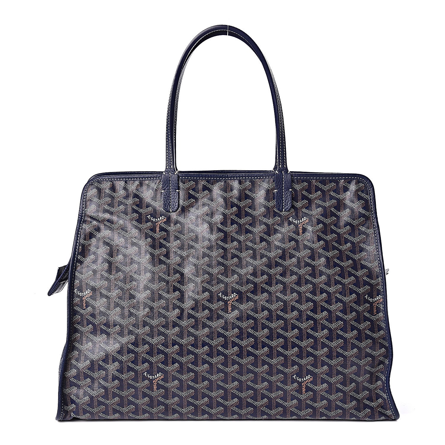 Goyard Goyardine Sac Hardy Pet Carrier PM Navy 3 of 11