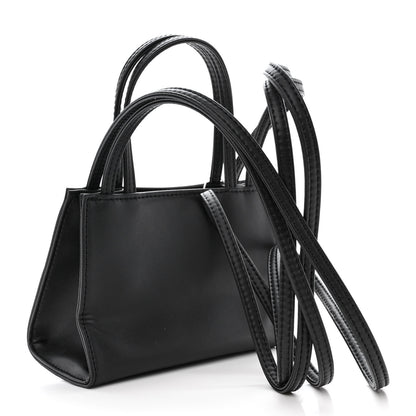 Telfar Vegan Leather Small Shopping Bag Black 3 of 11