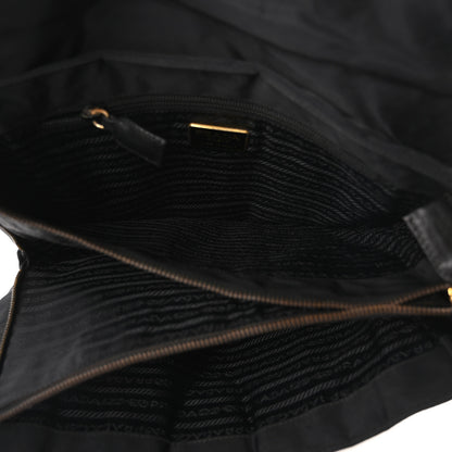 Prada Tessuto Nylon Catena Shoulder Bag Black 5 of 9