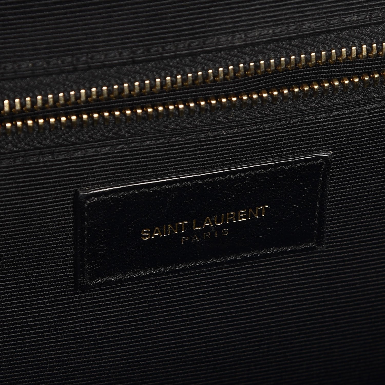 Saint Laurent Grain De Poudre Matelasse Chevron Large Monogram Satchel Blue 7 of 8