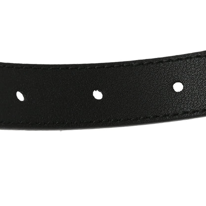 Gucci Moon Calfskin Pearl Double G 20mm Belt 85 34 Black Cream 4 of 5