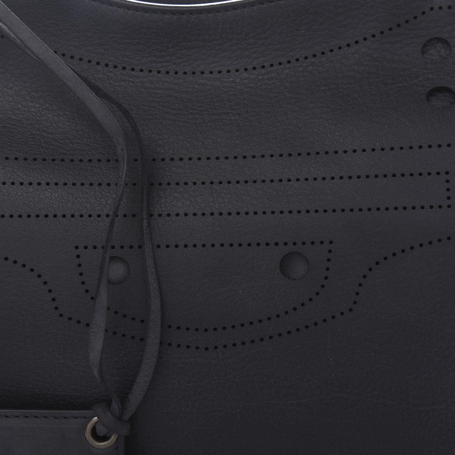 Balenciaga Veau Grana Perforated Blackout Hardware City Black 10 of 10