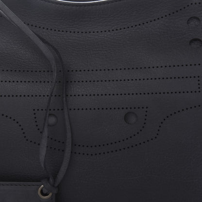 Balenciaga Veau Grana Perforated Blackout Hardware City Black 10 of 10
