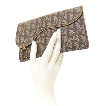 Christian Dior Monogram Saddle Wallet Beige 2 of 8