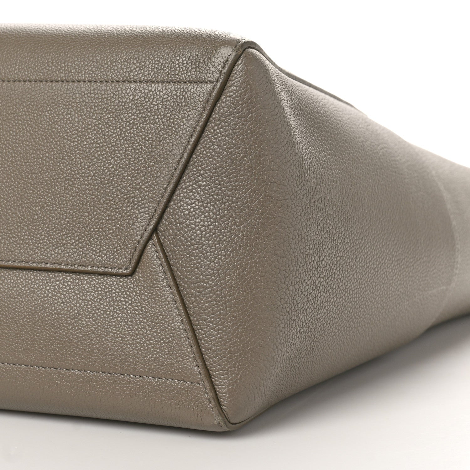 Celine Soft Grained Calfskin Sangle Bucket Bag Taupe 6 of 11