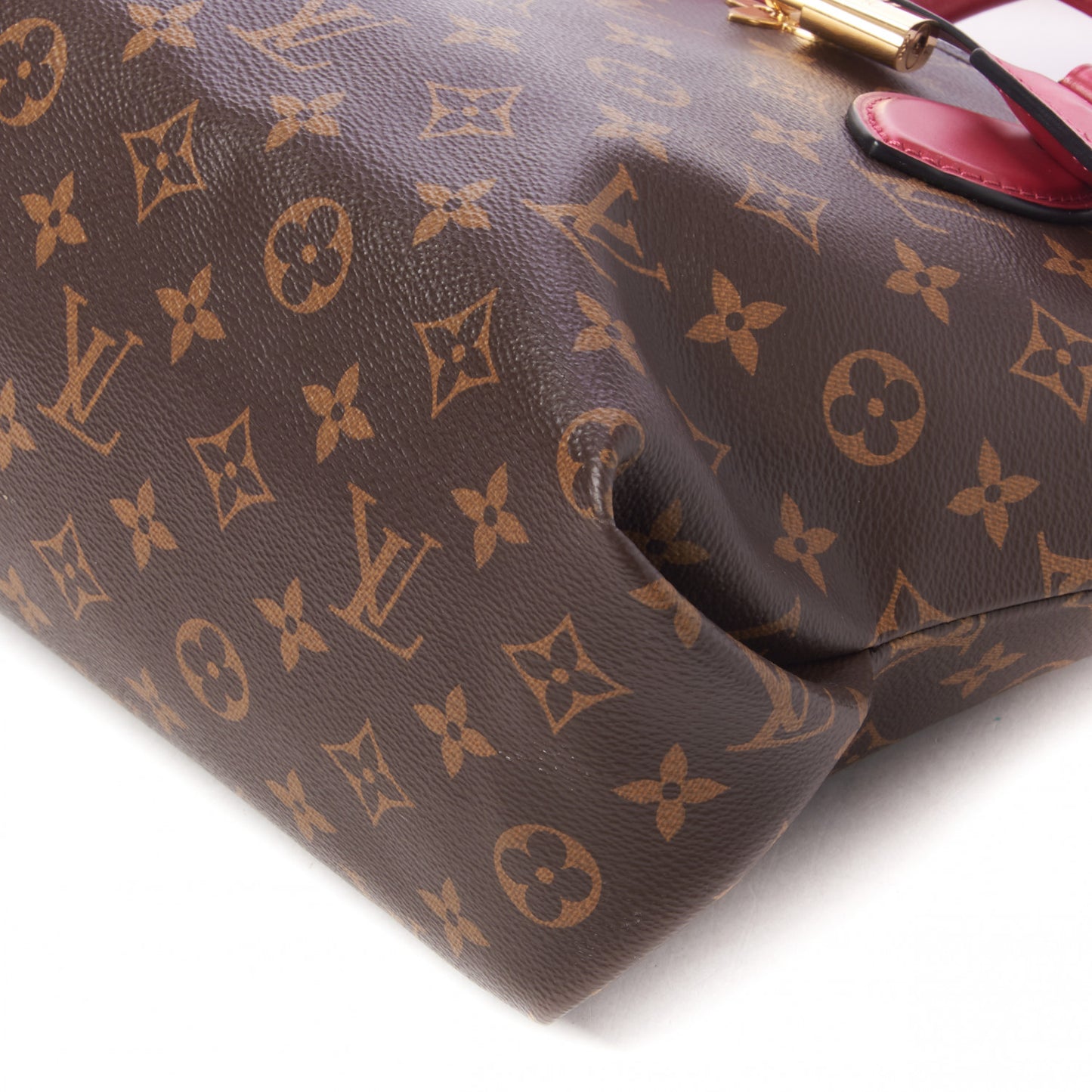 Monogram Flower Zipped Tote PM Lie de Vin