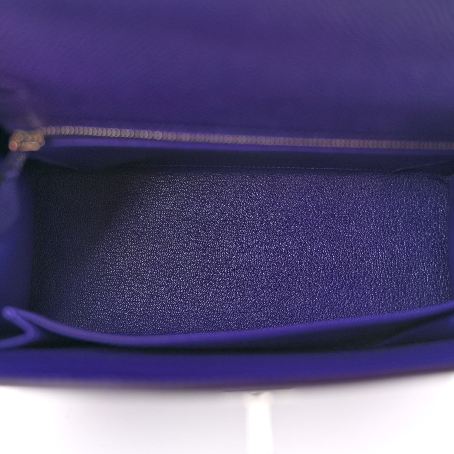 Hermes Epsom Kelly Sellier 25 Purple 4 of 9