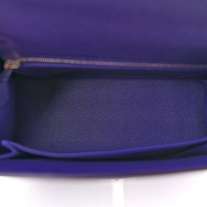 Hermes Epsom Kelly Sellier 25 Purple 4 of 9