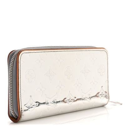 Louis Vuitton Monogram Mirror Zippy Wallet Silver 3 of 10