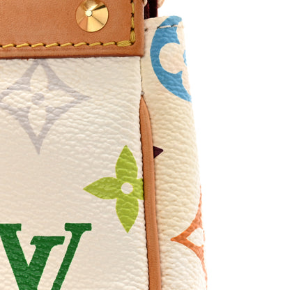 Louis Vuitton Monogram Multicolor Pochette Accessories White 13 of 13