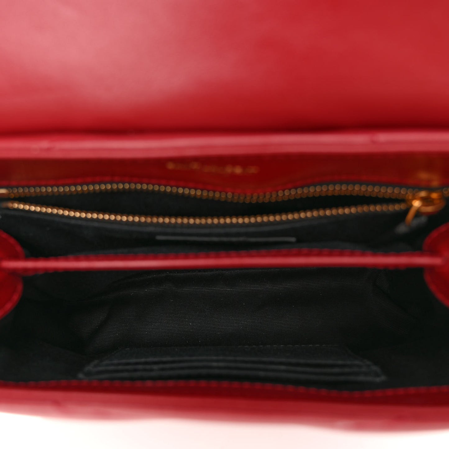 Calfskin Y Quilted Monogram Toy Loulou Crossbody Bag Rouge