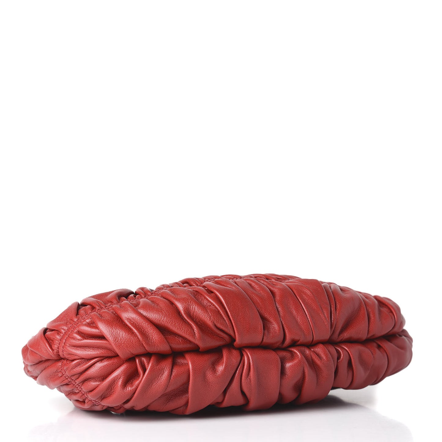 Nappa Gaufre Wristlet Red
