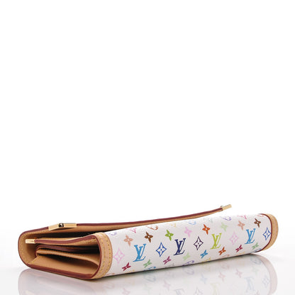 Louis Vuitton Monogram Multicolor Porte Tresor International Wallet White 4 of 6