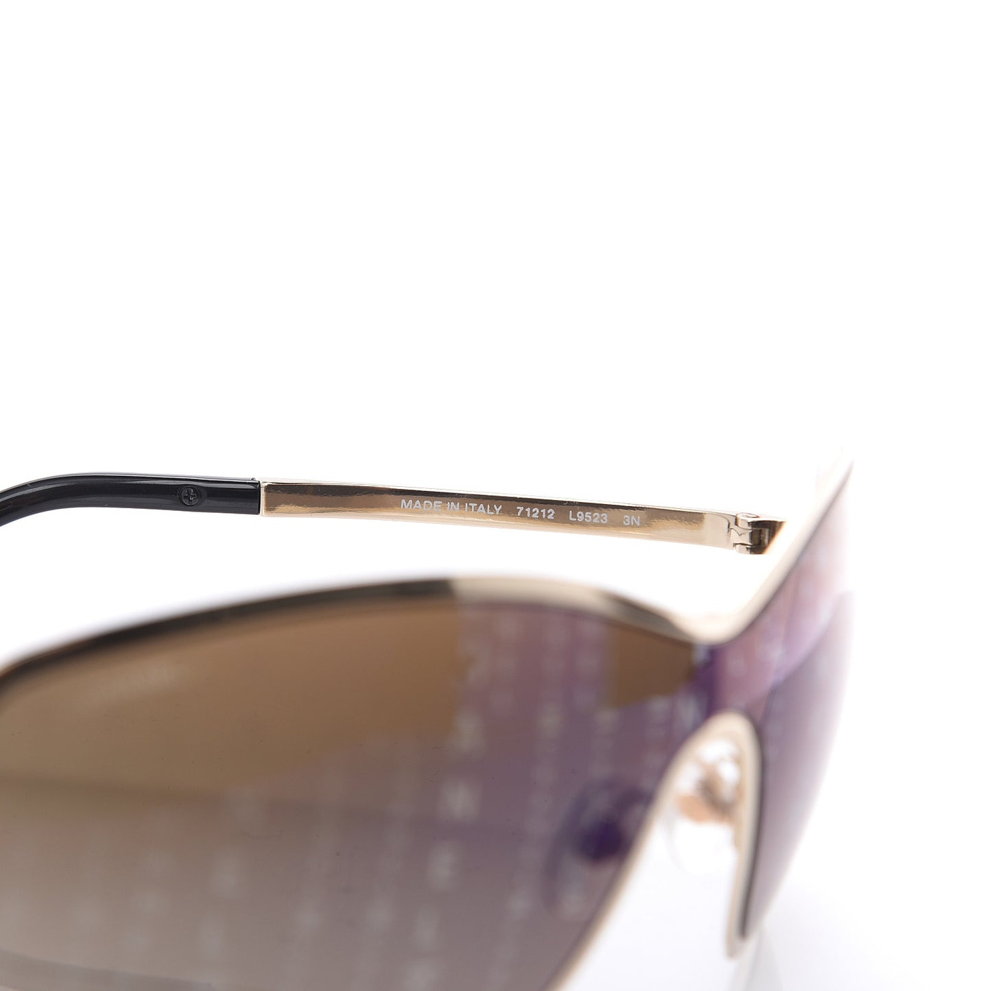 Shield Runway Sunglasses 71212 Gold Brown