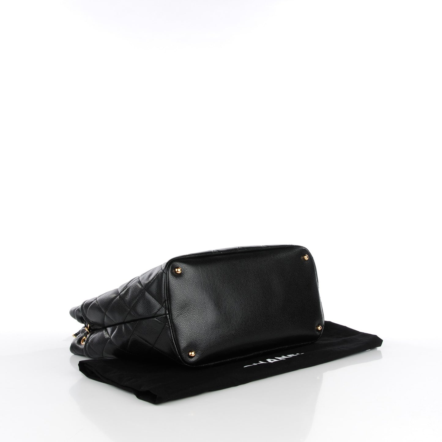 Caviar Quilted CC Timeless Soft Hobo Black