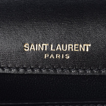 Saint Laurent Calfskin Small Datcha Satchel Bag Black 6 of 10