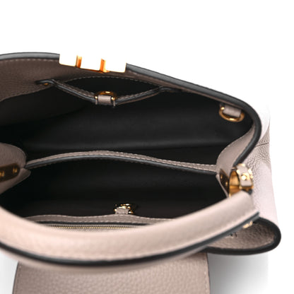 Louis Vuitton Taurillon Capucines BB Galet 5 of 8