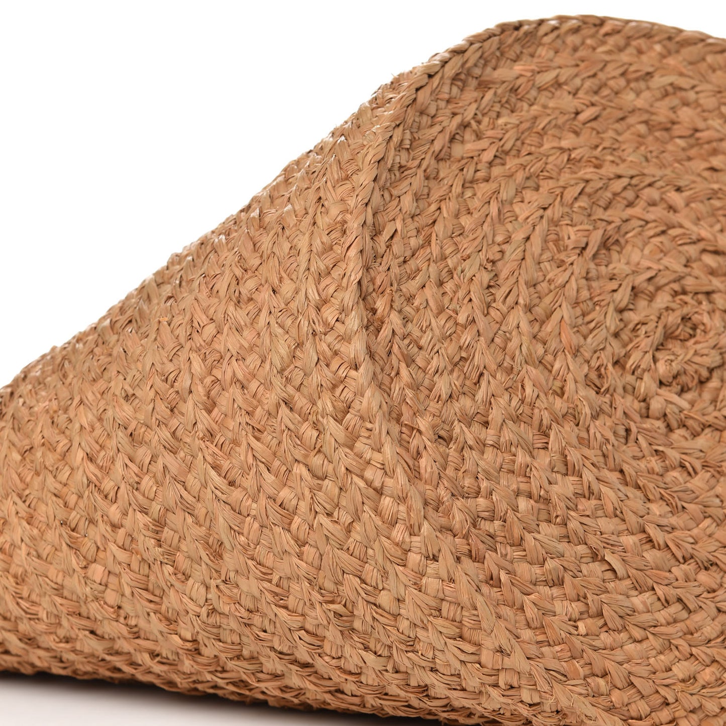 Raffia Calfskin Medium Panier Tote
