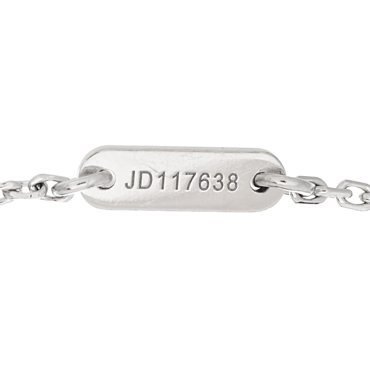 18K White Gold Diamond Sweet Alhambra Bracelet