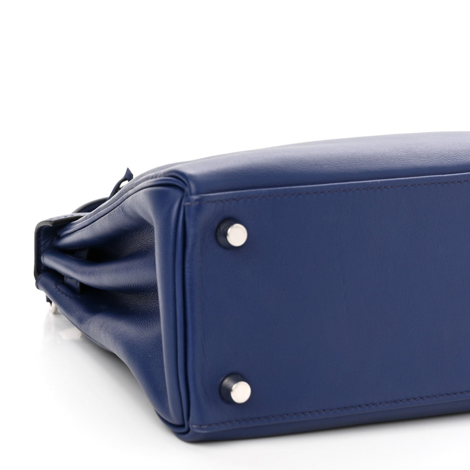 Hermes Swift Kelly Retourne 25 Bleu Saphir 9 of 12