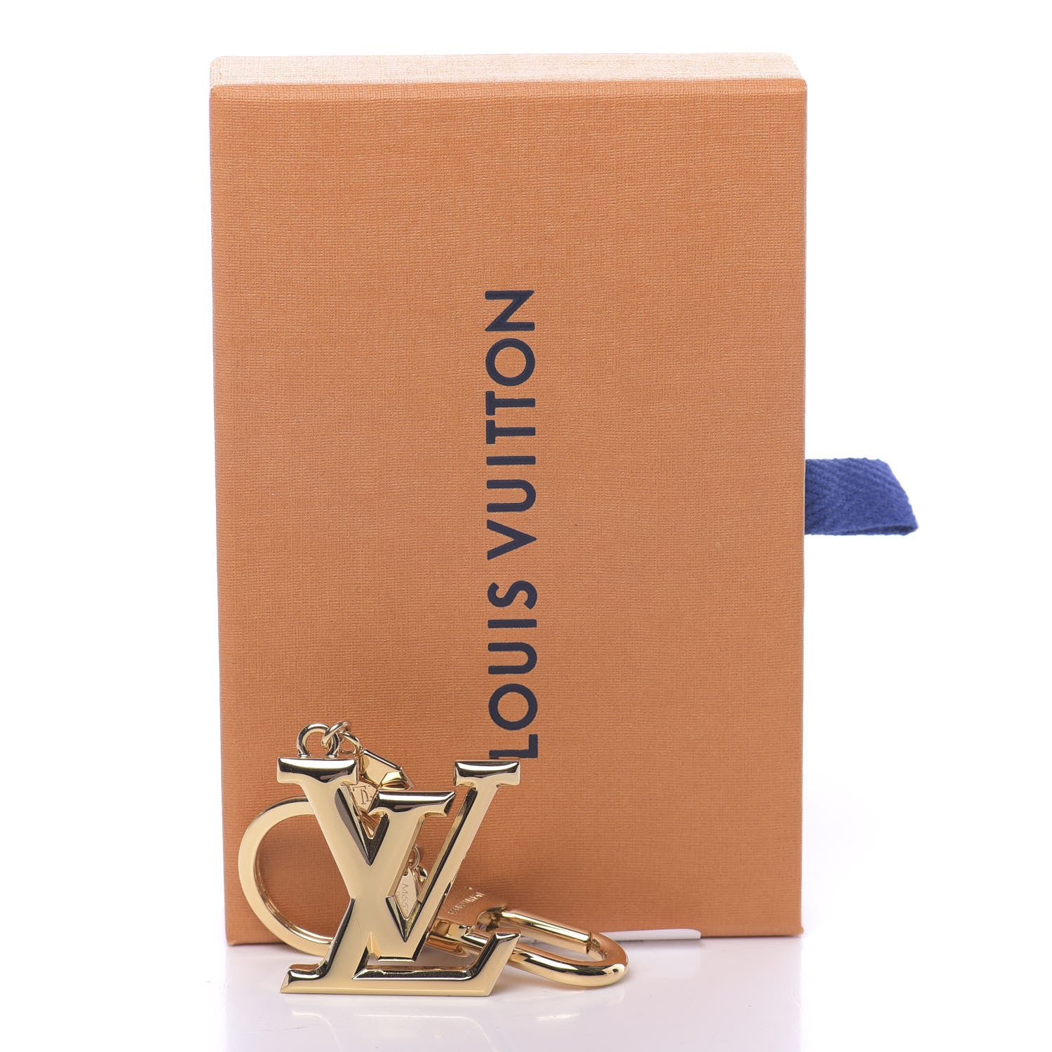 Louis Vuitton LV Facettes Bag Charm Key Holder Gold 4 of 4