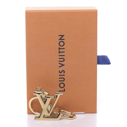 Louis Vuitton LV Facettes Bag Charm Key Holder Gold 4 of 4