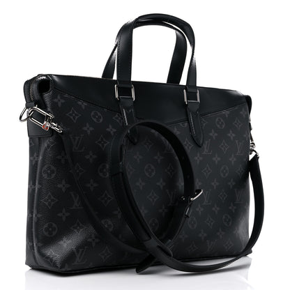 Louis Vuitton Monogram Eclipse Explorer Briefcase 3 of 9