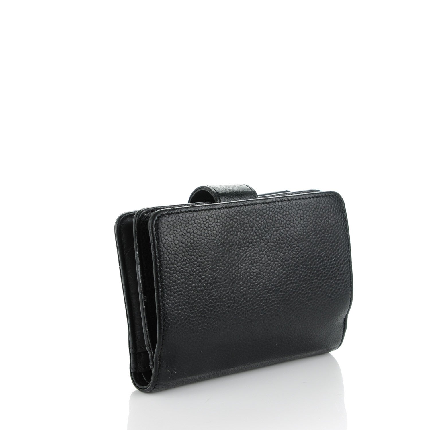 Chanel Caviar Timeless CC French Wallet Black 3 of 10