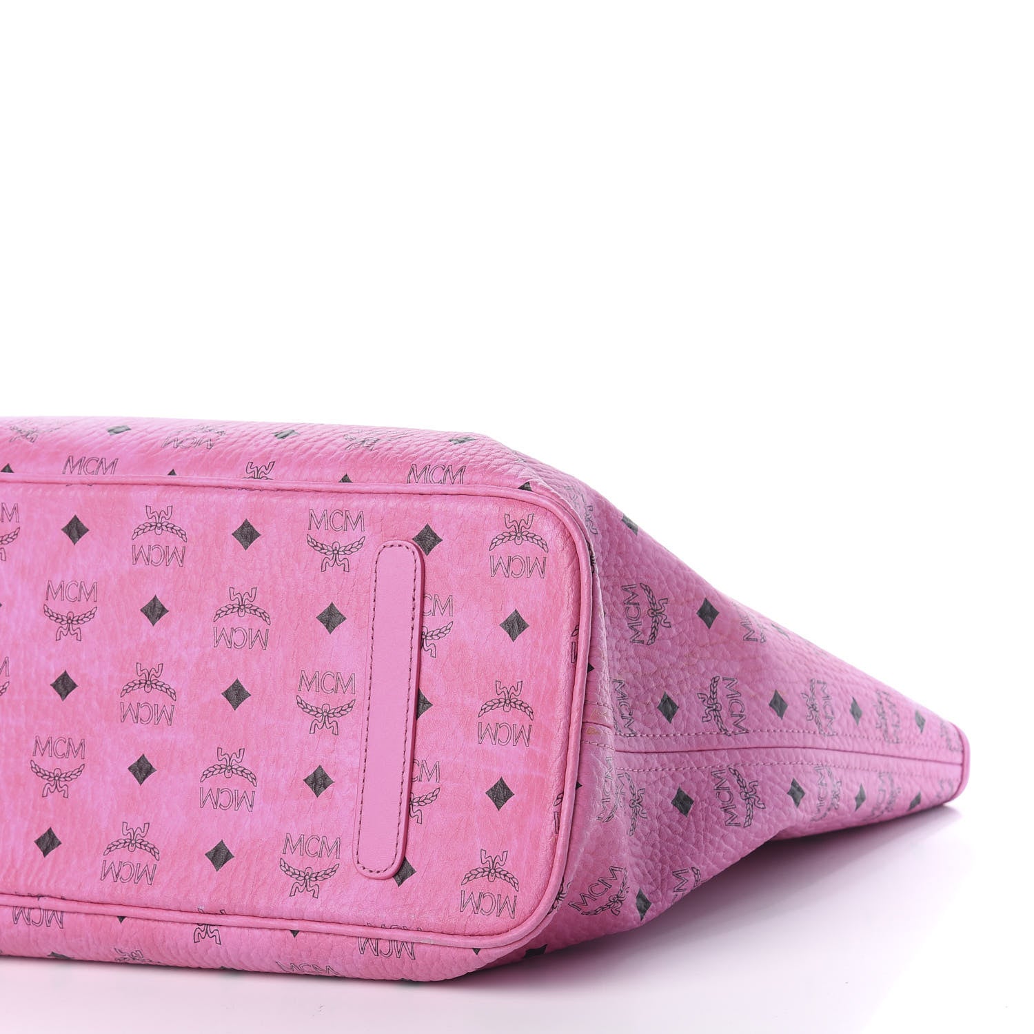 MCM Visetos Large Anya Shopper Tote Pink 7 of 9