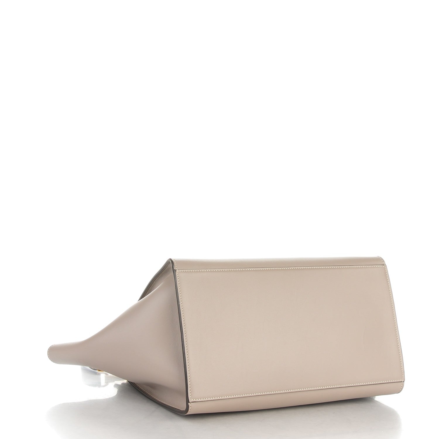 Celine Natural Calfskin Medium Trapeze Light Grey 11 of 14