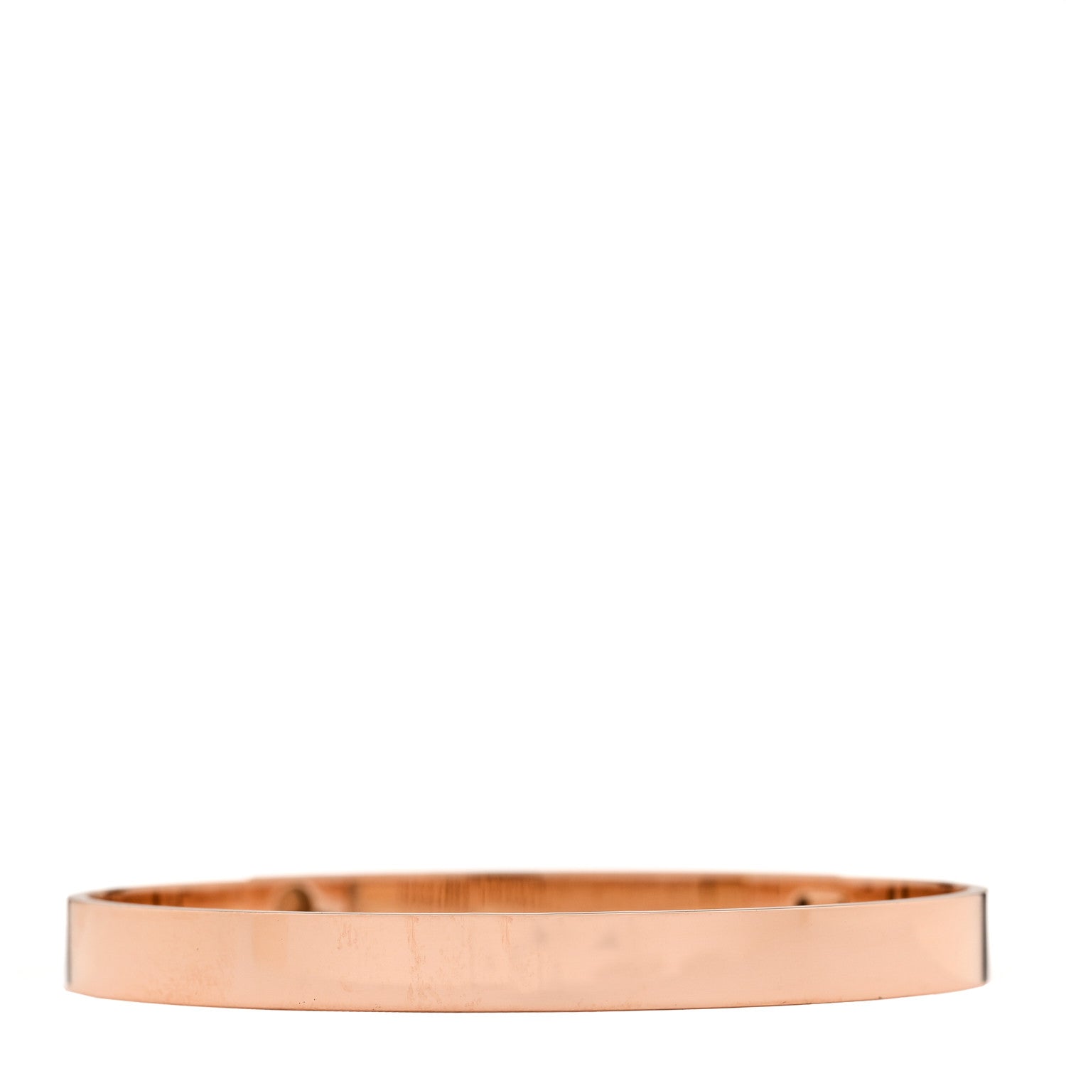 Hermes 18K Rose Gold Diamond PM Collier De Chien Pave Bracelet SH 2 of 3