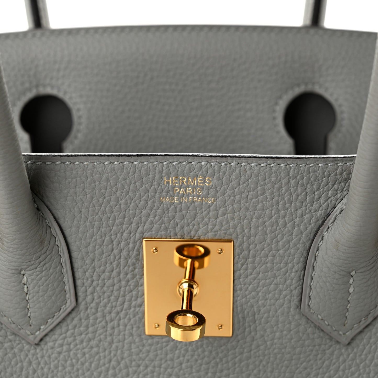 Togo Birkin 30 Gris Mouette