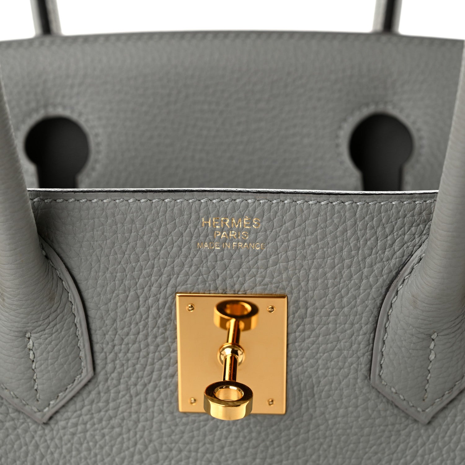 Hermes Togo Birkin 30 Gris Mouette 6 of 10