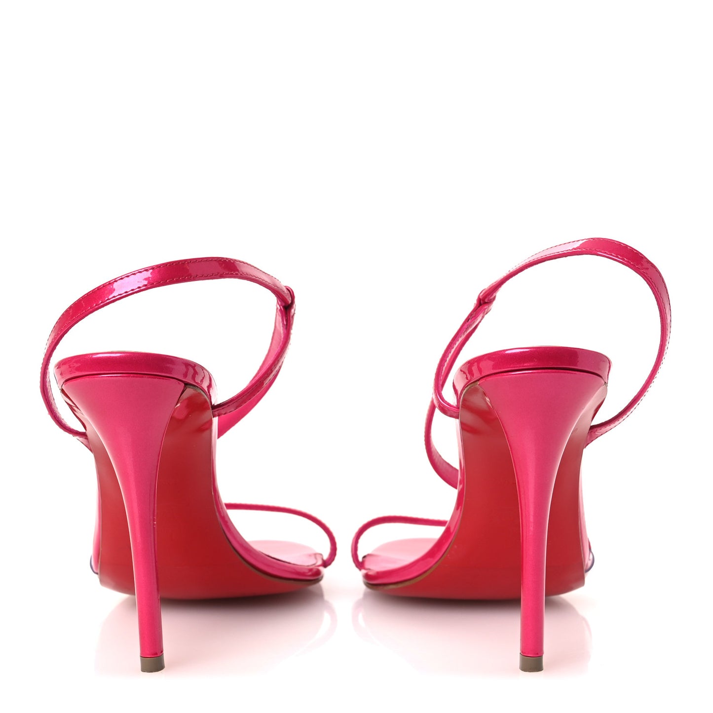 Metallic Patent Rosalie 100 Sandals 38 Pink