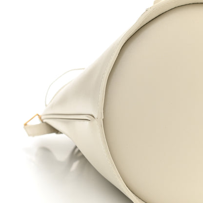 Saint Laurent Smooth Calfskin Medium Talitha Bucket Bag Vintage White 8 of 10