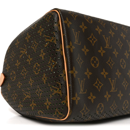 Louis Vuitton Monogram Perforated Speedy 30 Green 7 of 8