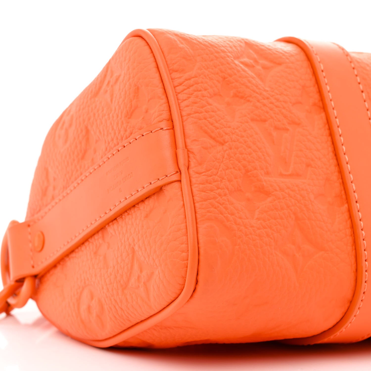 Louis Vuitton Monogram Taurillon Keepall Bandouliere 25 Orange 8 of 9