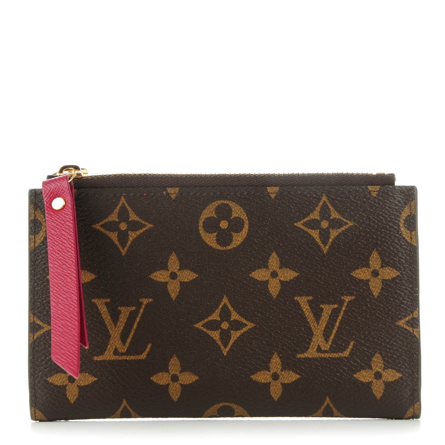 Monogram Adele Compact Wallet Fuchsia