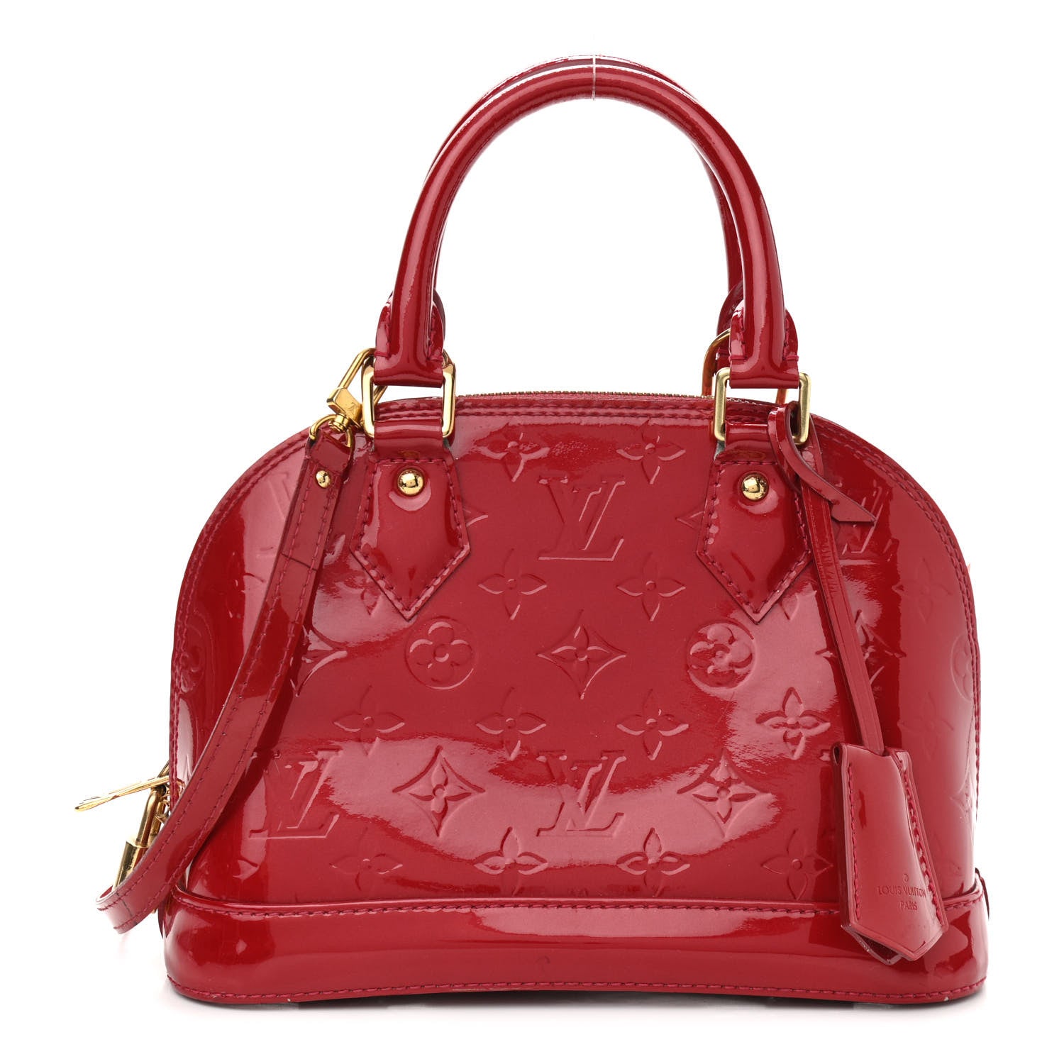 Louis Vuitton Vernis Alma BB Rose Indien 1 of 20
