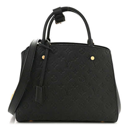 Louis Vuitton Empreinte Montaigne MM Black 1 of 10