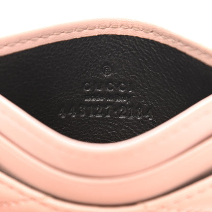 Gucci Calfskin Matelasse GG Marmont Card Holder Perfect Pink 6 of 10