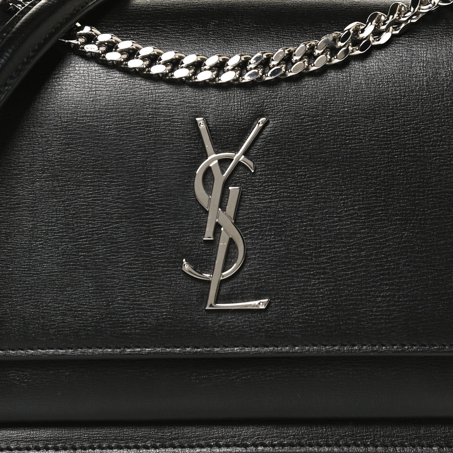 Calfskin Medium Monogram Sunset Black