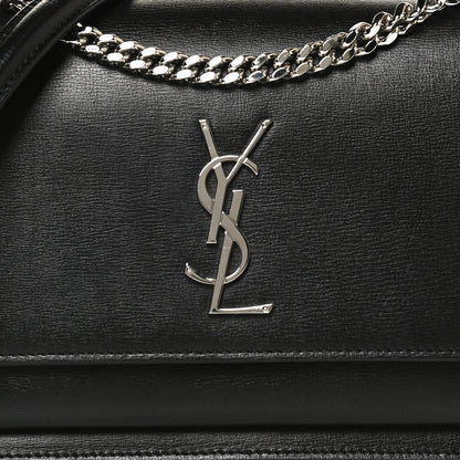 Saint Laurent Calfskin Medium Monogram Sunset Black 8 of 11