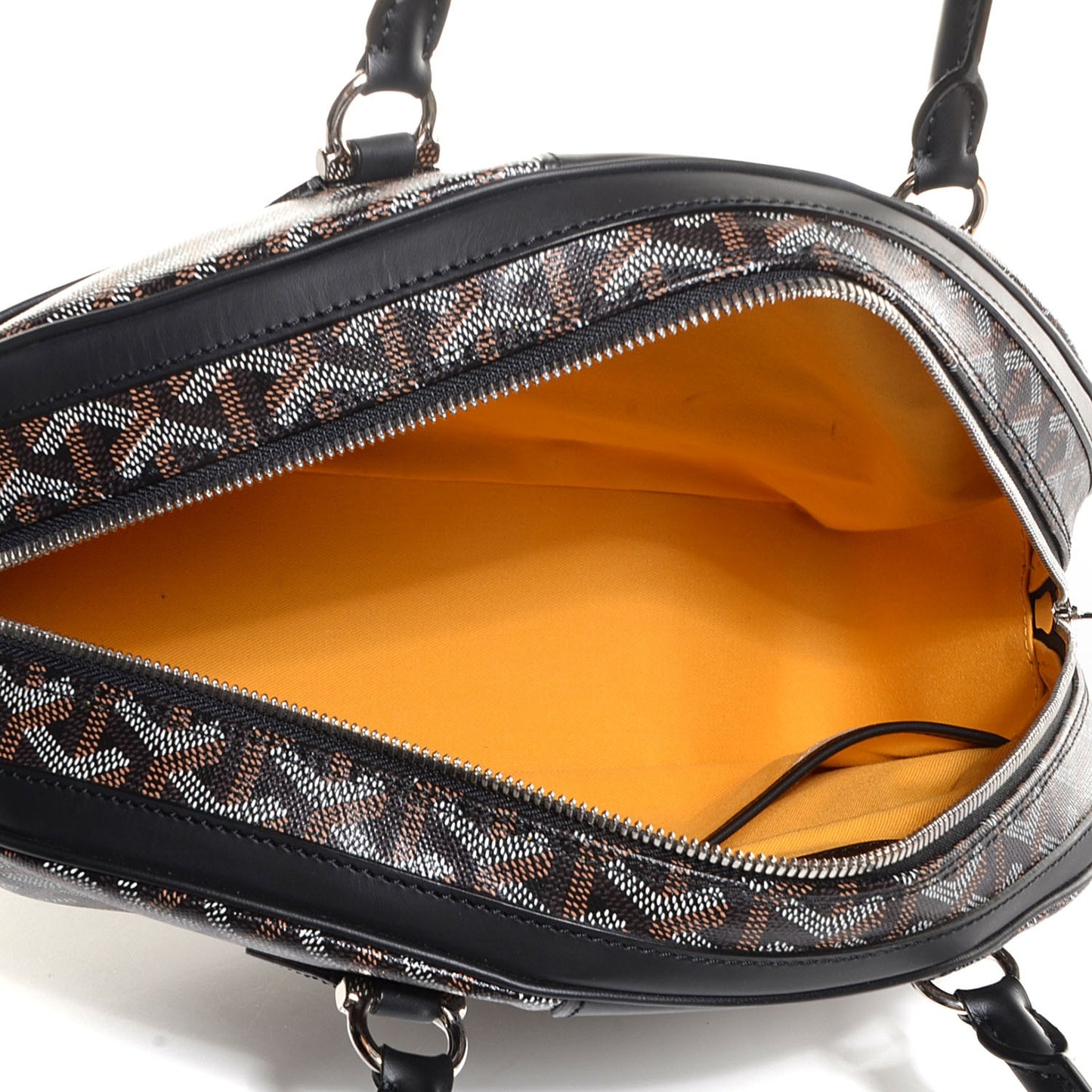 Goyardine Saint Jeanne MM Bowler Black