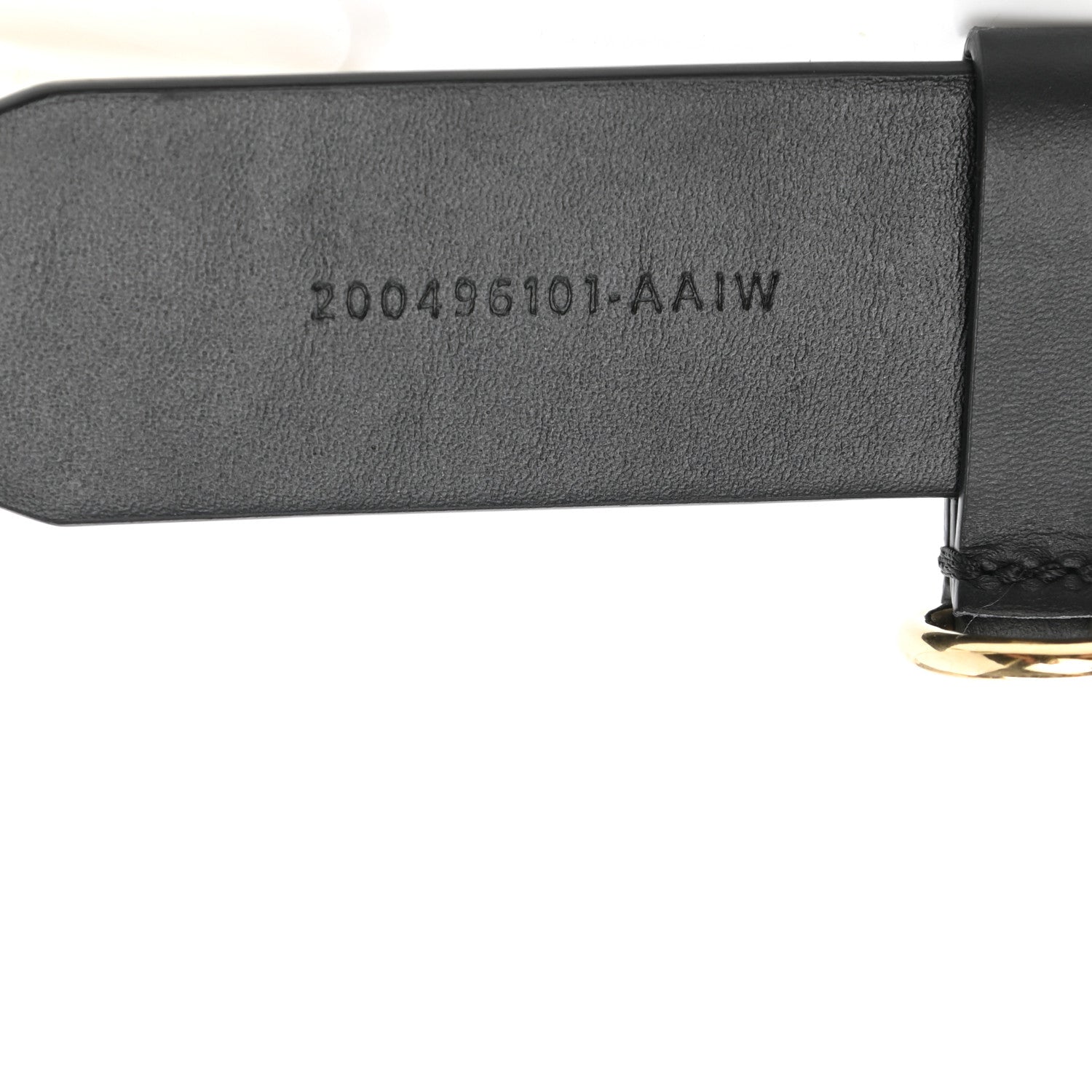 Fendi Vitello King Clip Belt Black 4 of 5