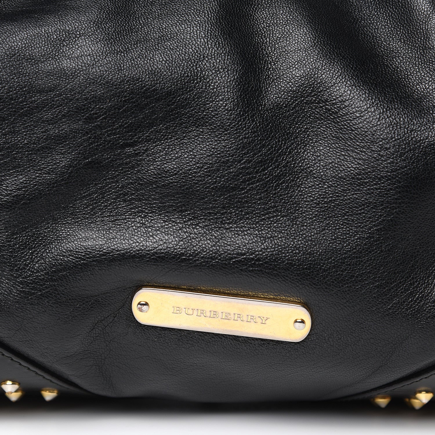 Burberry Lambskin Bridle Studs Small Canterbury Tote Black 8 of 16