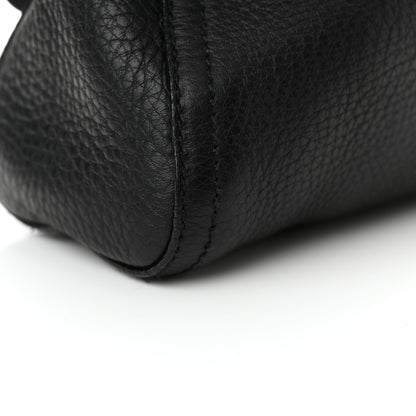 Prada Vitello Daino Swing Flap Shoulder Bag Black 12 of 13